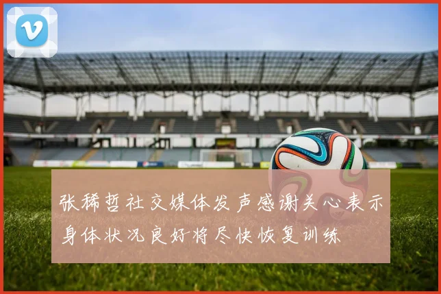 张稀哲社交媒体发声感谢关心表示身体状况良好将尽快恢复训练