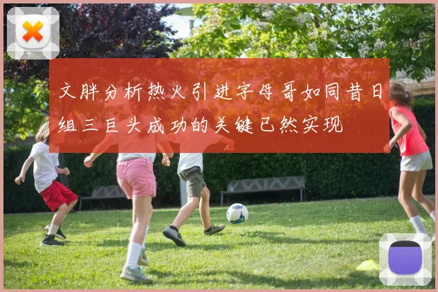 文胖分析热火引进字母哥如同昔日组三巨头成功的关键已然实现